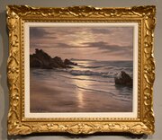 Oil Painting Roger De La Corbiere "The Sunlit Sea"