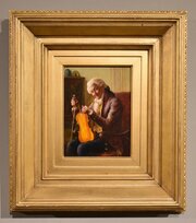 Oil Painting by Alfred John Bouchette The Violini