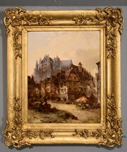 Oil Painting By Alfred Montague "Cathedral"