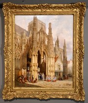 Oil Painting By Henry Schafer "Cathedral"