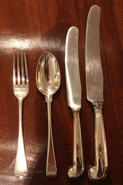 Antiques Atlas Set Of Twelve Dessert Forks, W Adams