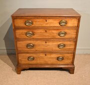 Small George III Mahogany Chest Of Drawers