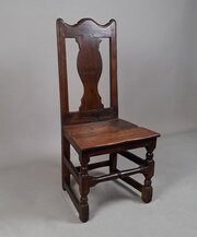 17th Century Irish Oak Slat Back Chair C. 1690