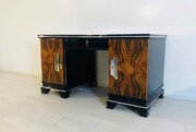 1920s Art Deco Walnut Wood Fronted Desk