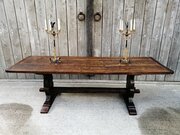 19th Century Elm Refectory Table Seating 8 C.1820