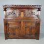 Cromwell Oak Press Cupboard with Maker’s Initials