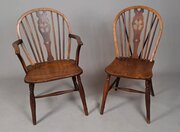 Early Set Of Prince Of Wales Windsor Chairs C.1840