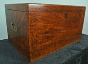 early victorian teak campaign campaign chest Early Victorian Teak Campaign Campaign Chest