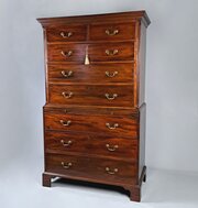 George III Chest On Chest With Original Hardware