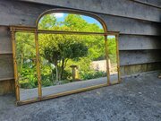 Large Regency Giltwood Overmantle Mirror C. 1830