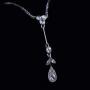 Platinum and Diamond Art Nouveau Necklace