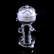 Russian Solid Silver Judaica Spice Shaker 1894