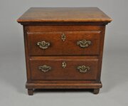 Small Oak And Elm George II Chest Of Drawers
