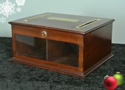 Victorian Mahogany Glass and B