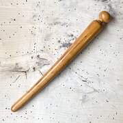 Rare 18thC Yew Wood Lard Skewer Treen