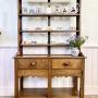 Small 18thC Welsh Light Oak Potboard Dresser