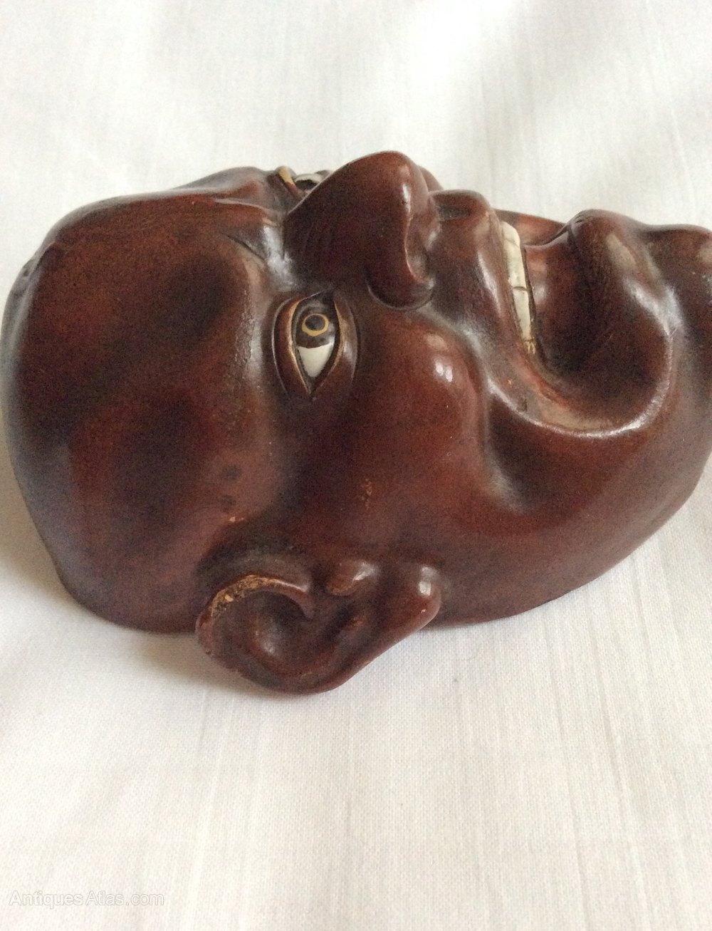 Antiques Atlas Japanese Noh Or Gigaku Mask 19th Century