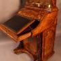 A Superb Victorian Burr Walnut Jack in a Box Davenport 