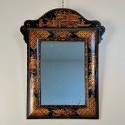 19th C Chinoiserie Mirror In The Queen Anne Style