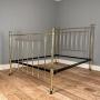 19th C Hoskins & Sewell Brass Double Bed