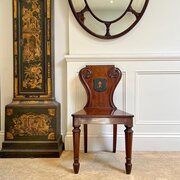 Pair Of Beautiful Gillows Regency Hall Chairs