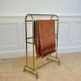Rare 19th C Lacquered Brass Towel Rail
