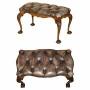 C.1880 Claw & Ball Chesterfield Piano Bench Stool