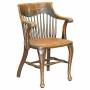 Edwardian Ralph Johnson Stamped Captains Chair