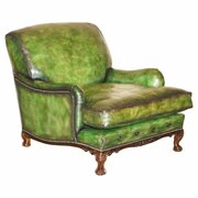 Howard & Sons Ivor Victorian Leather Armchair