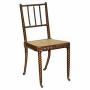 Regency 1810 Rosewood Bobbin Turned Side Chair
