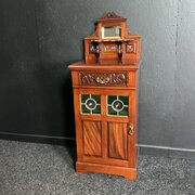 Antique Mahogany Music Cabinet