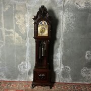 Edwardian Three Train Longcase Clock
