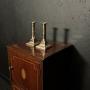 Pair ofGeorgian Gun Metal Candlesticks 