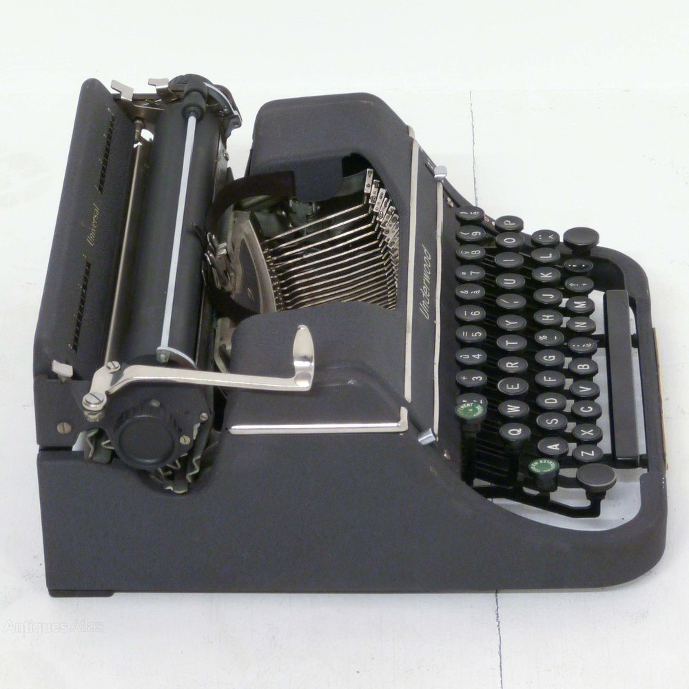 Antiques Atlas Underwood Universal Typewriter