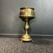 Victorian Brass Planter 