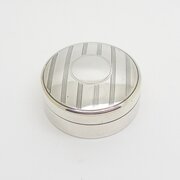 Antique Silver Pill Pot Birmingham 1920 