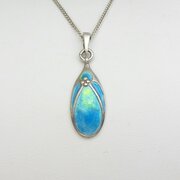 Art Nouveau Enamel Pendant By Murrle Bennett