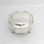Fine Octagonal silver Trinket Box  Birm 1913