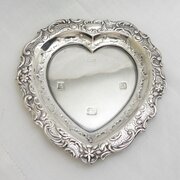 Heart Shaped Silver Trinket Dish Hallmarked 