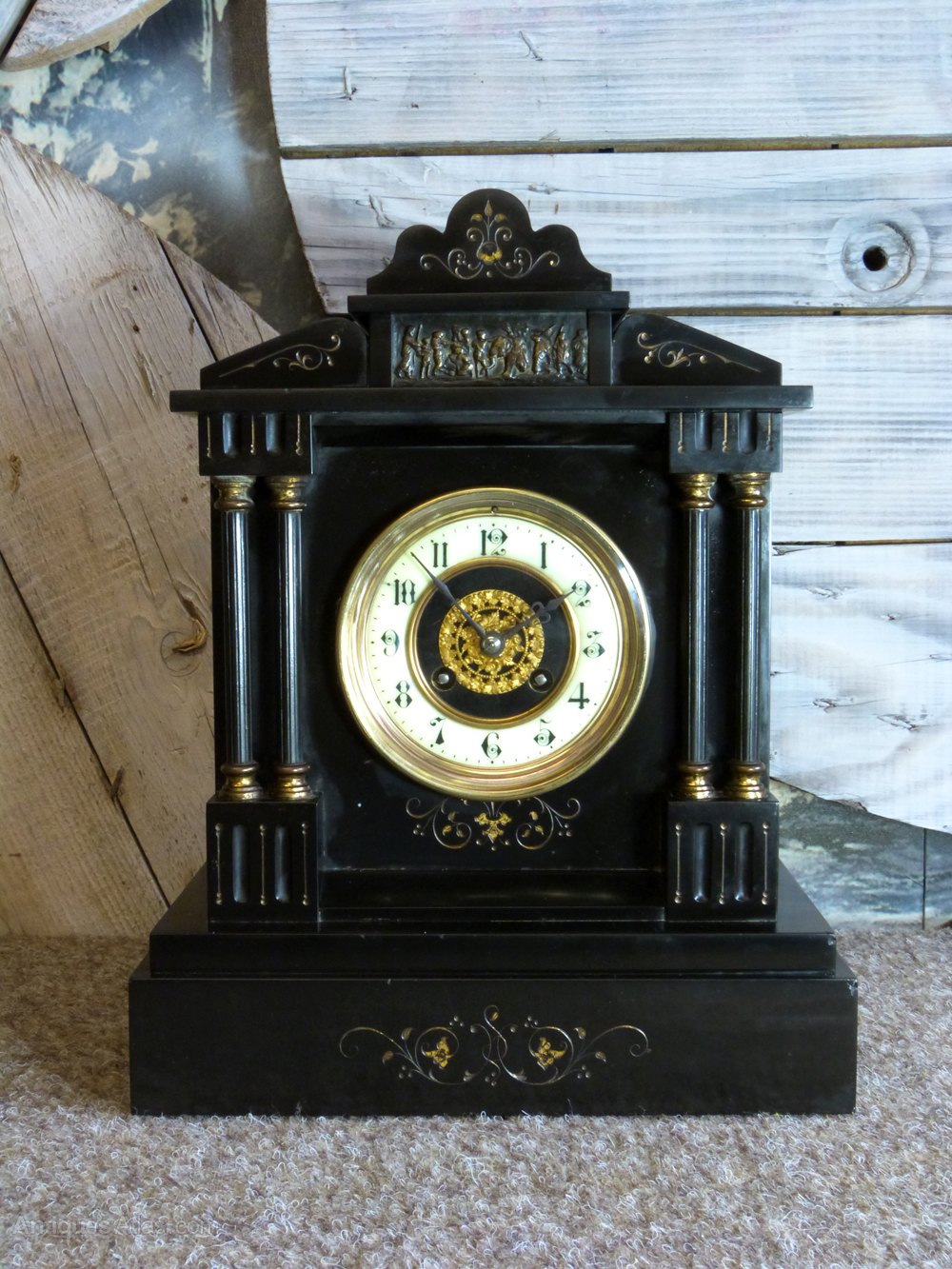 Antiques Atlas French Slate Mantel ClockJapy Freres