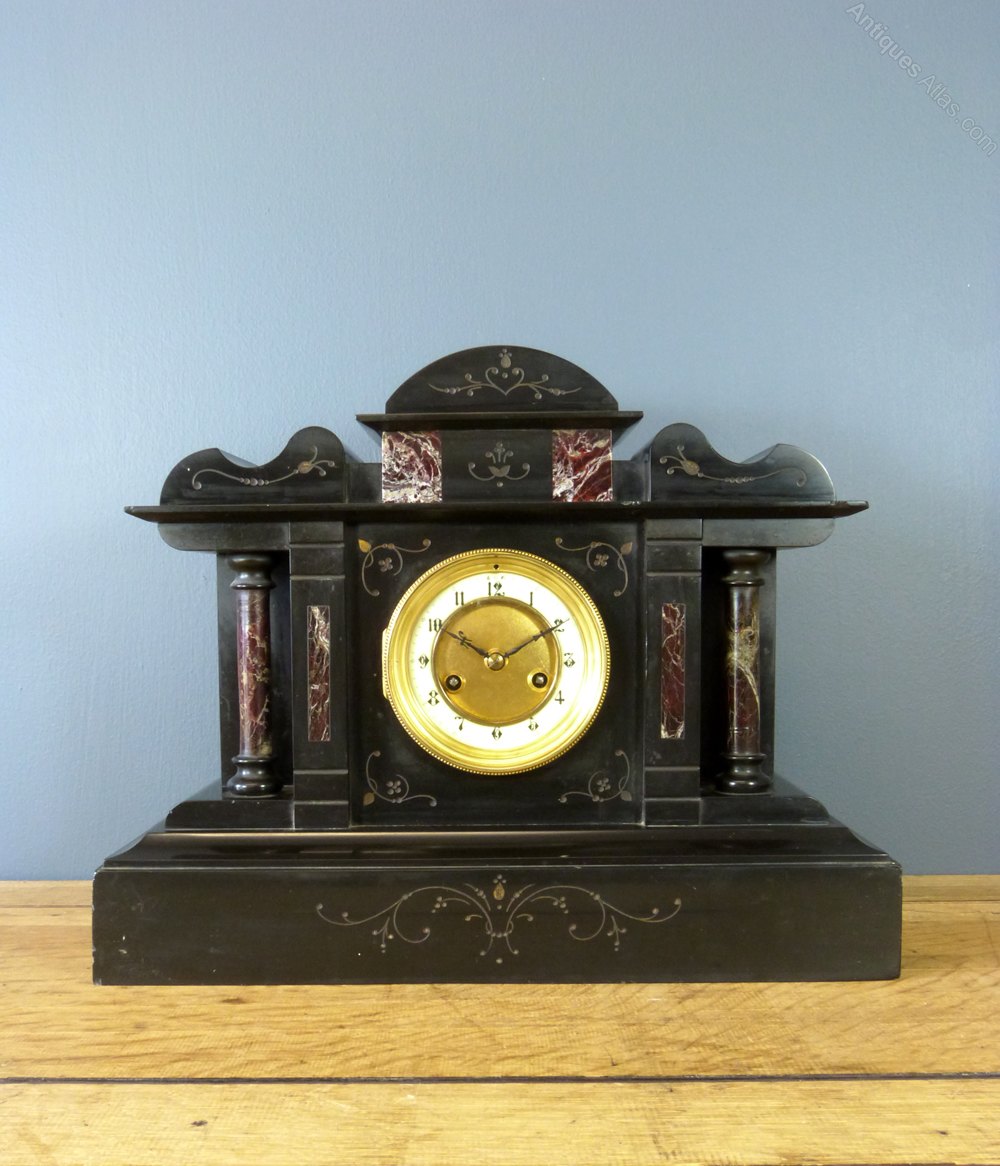 Antiques Atlas German Slate Mantel Clock