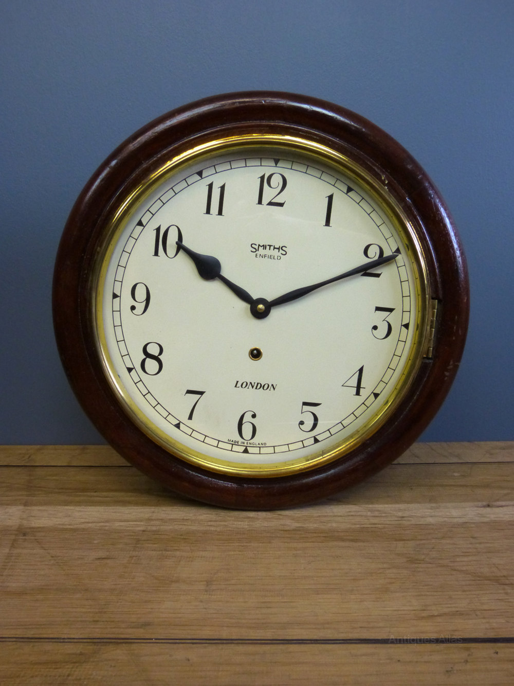 Antiques Atlas Smiths Enfield Railway School Clock