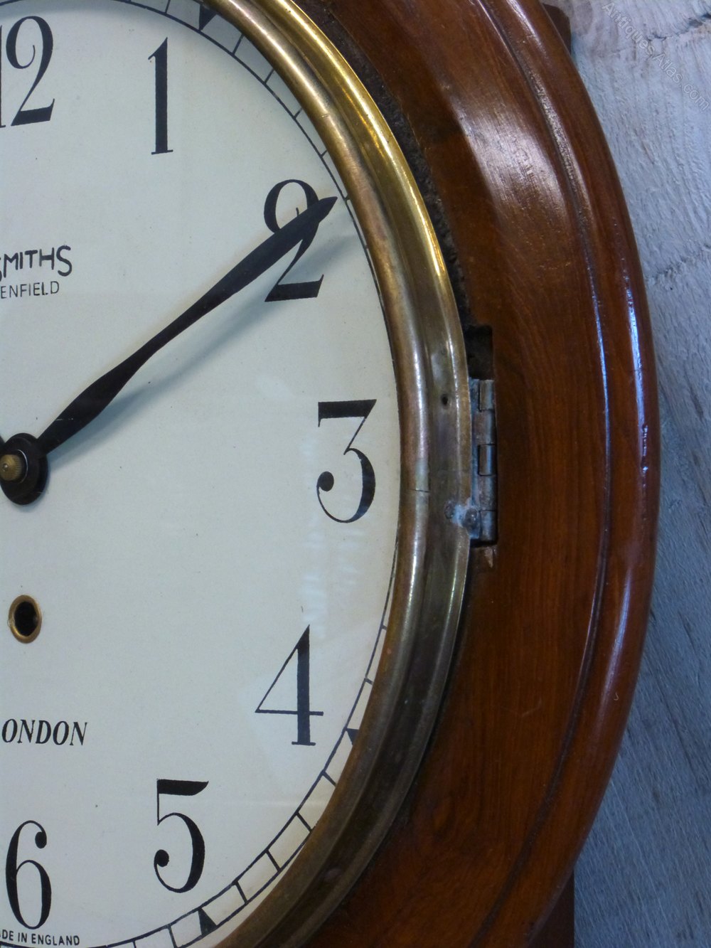 Antiques Atlas Smiths Enfield Railway School Clock