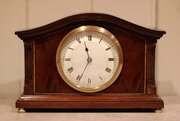 Edwardian Mahogany Timepiece Mantel Clock