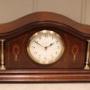 Edwardian Mahogany & Inlay Timepiece Mantel Clock 