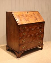 Good Quality Burr Walnut Bureau