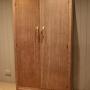 Lightweight Limed Oak Two Door Wardrobe