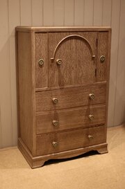 Limed Grey Oak Combination Chest