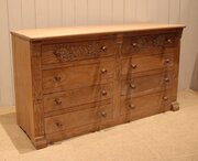 Limed Oak Double Chest Of Drawers
