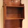 Mahogany Open Wall Shelf